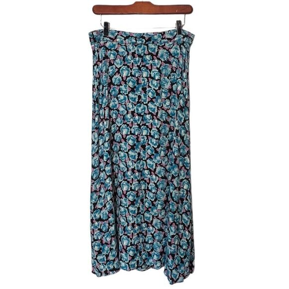 Zara Floral Print A-Line Midi Skirt - Picture 2 of 7